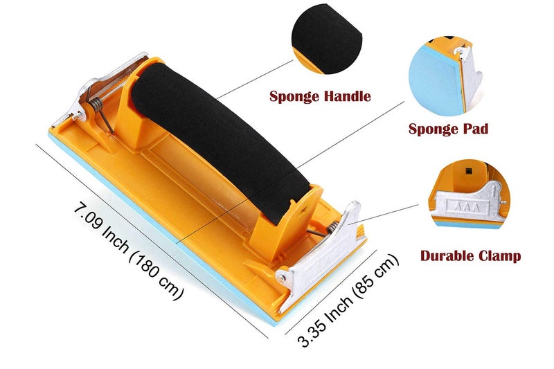 Aouker HS85180 Hand Sander with Sponge Handle, Perfect for 9 x 3.6 inch Sandpaper - Image 4